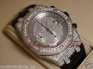 Audemars Piguet Royal Oak Offshore 18kt White Gold Diam 26067BC.ZZ.D002CR.01