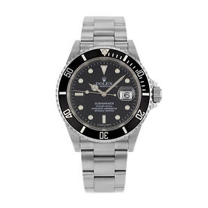 Rolex Submarinista 16610 Acero & Cerámica Reloj Automático De Hombre