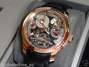 Greubel Forsey Technique Double Tourbillon 30° Rose Gold Skeleton 47.5mm 5-Day