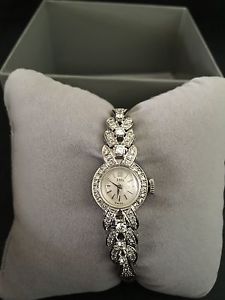 NEW AUTHENTIC EBEL LADY DIAMOND SS 18C WHITE GOLD WATCH