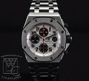 AUDEMARS PIGUET ROYAL OAK OFFSHORE  BRACELET PANDA STEEL BOX AND PAPERS MINT
