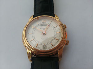 BUCHERER Limited Edition Solid Gold Alarm Watch