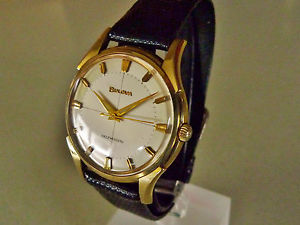 BULOVA Automatic solid 14K GOLD men’s watch – NICE!