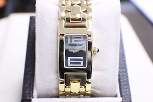 AUDEMARS PIGUET WATCH PROMESSE 18K YELLOW GOLD LADIES BLUE CABOCHON CROWN