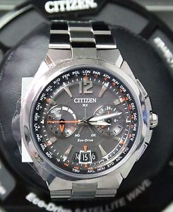 CITIZEN Eco-Drive Satellite Wave Authentic Men's Watch CC1090-61E NEW! 32778