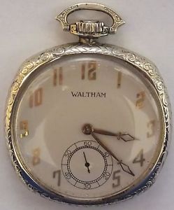Waltham 1894 in 14K White Gold Case Year 1926