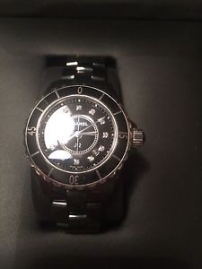 Chanel J12 Black Ceramic Diamond Dial Automatic