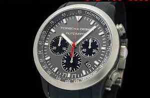 Auth PORSCHE DESIGN Dashboard Chronograph 6612.14 Auto Men's Watch(S A3923)