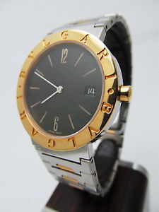 LUXUSUHR BVLGARI DAMEN ODER HERRENARMBANDUHR EDELSTAHL-GOLD !