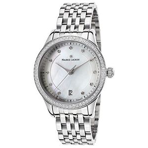 Womens Les Classiques Diamond Stainless Steel Mother of Pearl Dial