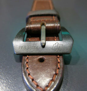 Panerai Cinturino Strap Pre-Vendome Pre-V vero cuoio fibbia PVD 5218 202a 203a