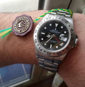 Rolex Explorer 2 II ref. 16570 seriale F 2004 Dial Black 42mm