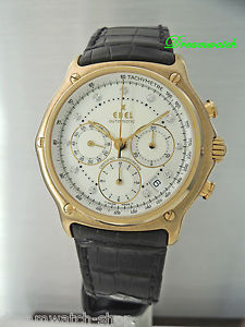 Ebel 1911 LeModulor Chronograph Diamonds -Gold 18k/ 750 + Perlmutt-Ziff.