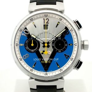 Auth Louis Vuitton Tambour Louis Vuitton Cup regatta Men's Automatic 140986