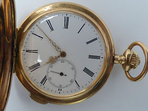 J3 - Repetition Taschenuhr 1/4 Schlag 14k 585er Gold 3 Deckel um 1900 Video