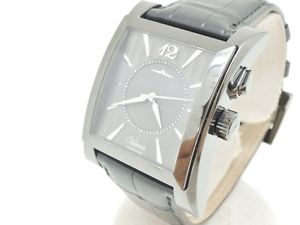 Auth VULCAIN V100118.090NL SS/Leather Men’s Wrist Watches (Y1430128)