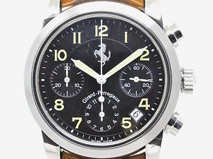 GIRARD PERREGAUX Ferrari Chronograph Steel Automatic Mens Watch 8020 (BF077639)
