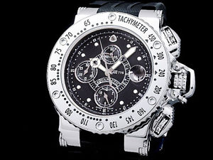 Auth AQUANAUTIC Kingukuda Diver Chronograph SS Auto Men's Watch(S A48025)