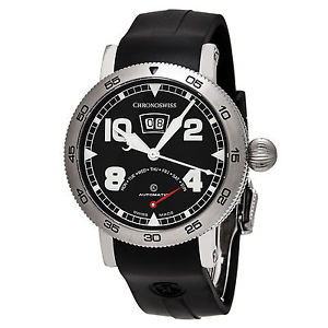 ChronoSwiss Men's CH-8143-BK Time Master Black Dial Swiss Automatic Watch