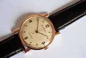 PAUL BUHRE 14K Rose Gold, 1950s - Vintage Solid Gold & Heavy, hand wound