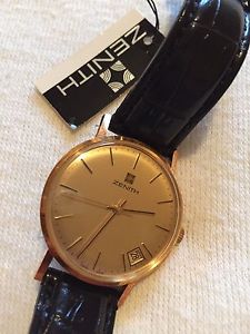 Orologio Zinith Oro Gold Nos N.O.S. Fondo Di Magazzino Automatico Nuovo