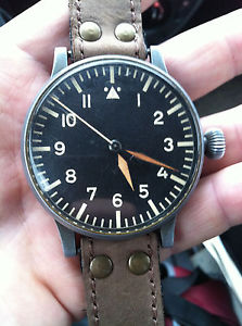 Authentic 1939-1941 LACO B-uhr type A German luftwaffe WWII pilot watch FL23883