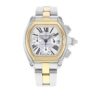 Cartier Roadster XL W62027Z1 18k Oro Amarillo y Acero Inoxidable Automático