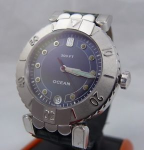Harry Winston 18K White Gold Watch Ocean Submariner No. 162 - AD Automatic