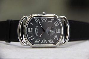 Hermes Rallye Mens Large size stainless steel brand new