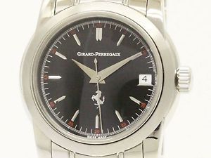 GIRARD PERREGAUX Ferrari Stainless Steel Automatic Mens Watch 8025 (BF076324)