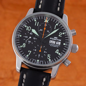 FORTIS FLIEGER AUTOMATIK CHRONOGRAPH HERRENUHR STAHL 597.10.141.1 VP: 2195,- €