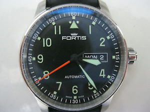 Fortis Aviatis 2016 New Flieger Classic transparent mechanism, Day & Date 10ATM