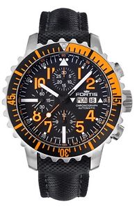 Fortis B-42 Marinemaster Automatic Chronograph Orange 671.19.49 L.01 Day Date