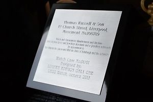 Thomas Russell & Son Chronometer Limited Edition No.01/01