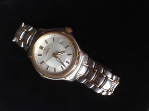 Ebel Series 1911 Stainless and 18k Gold Men's Watch Automatic, Date 33mm
