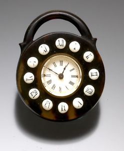 Victorian Swiss Pocket Watch in Unusual Designed CELLULOID Case from the 1860s
