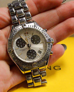 BREITLING COLT WATCH UHREN MONTRE CHRONO 37 MM CRONOGRAFO CHRONOGRAPHE A53035