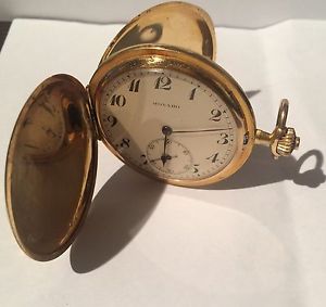 Reloj de bolsillo de oro Movado 3 Tapas