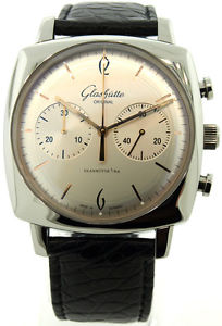 Glashutte Original Sixties Square Chronograph Automatic Watch 39-34-03-32-04