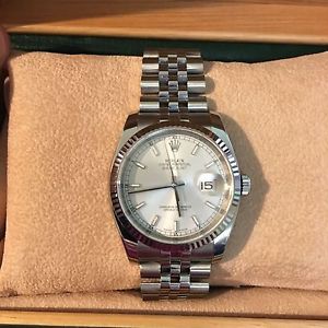 Rolex datejust 36mm jubilèe ghiera oro bianco