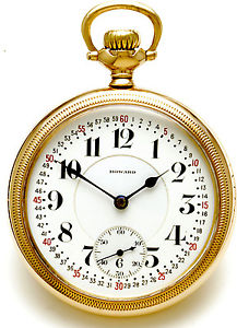 E. Howard Keystone Railroad by Waltham CA1908 - 23-Jewel Movt