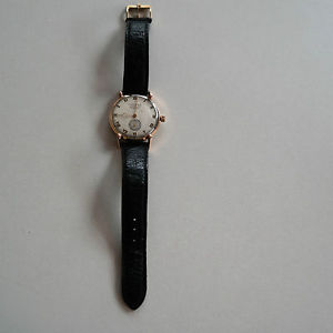 Charles Nicolet Tramelan Chronograph Herrenuhr Vintage 750/000 Gold
