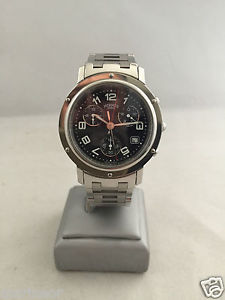 Montre Watch HERMES Clipper Chrono TGM