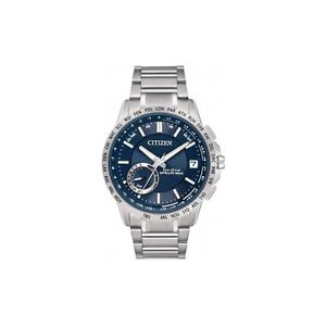 Citizen Mens CC3000-89L Satellite Wave Analog Display Japanese Quartz Silver Wat
