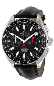 Alpina Alpiner Chronograph 4 Automatic Steel Mens Strap Watch AL 860B5AQ6