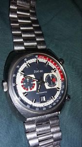 zodiac watch 1973 Chronograph Cool Dial Three Color Mint Dial