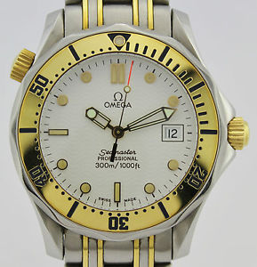 OMEGA SEAMASTER PROFESSIONAL 300 STEEL & GOLD QUARTZ MIDSIZE