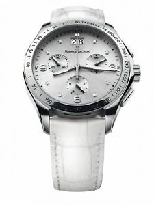 MAURICE LACROIX MIROS SILVER DIAMOND DIAL LADIES