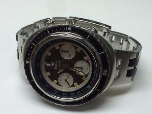 ZODIAC Vintage Sea Wolf DIVER CHRONOGRAPH Watch Valjoux 72