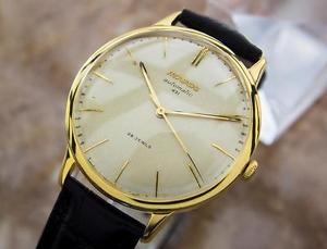 Unique Movado Collectible Swiss Made Automatic Vintage Men's Dress Watch 60s GP4